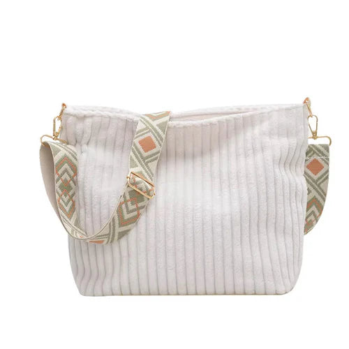 Willow Corduroy Shopper Purse